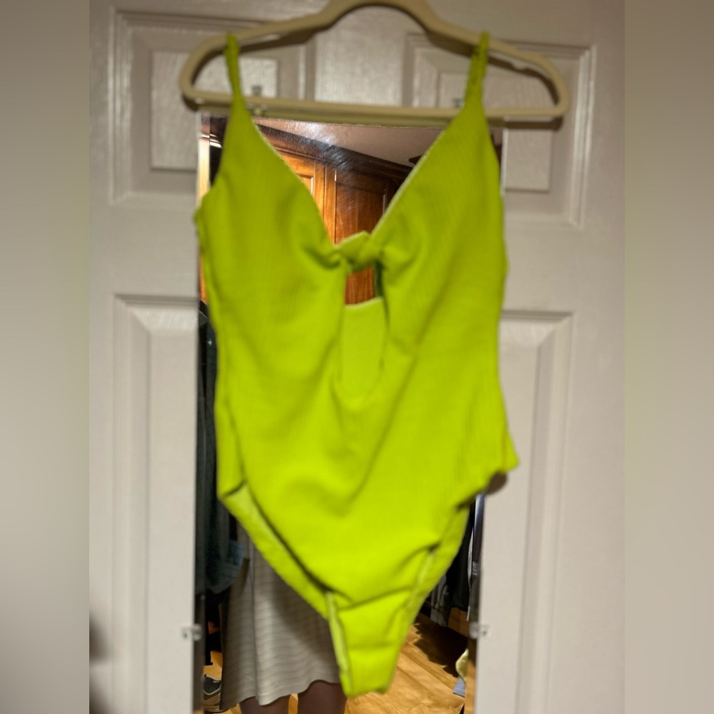 Like green swimsuit